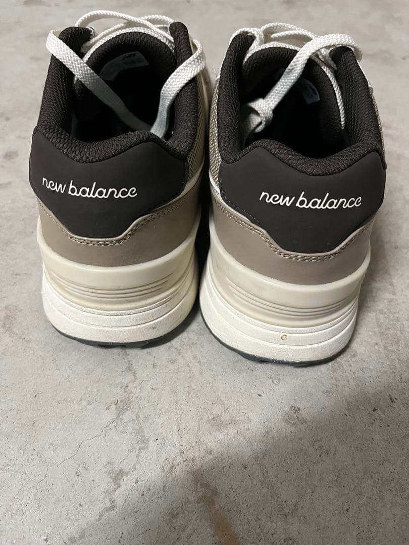 New Balance ゴルフシューズ　574 ベージュ