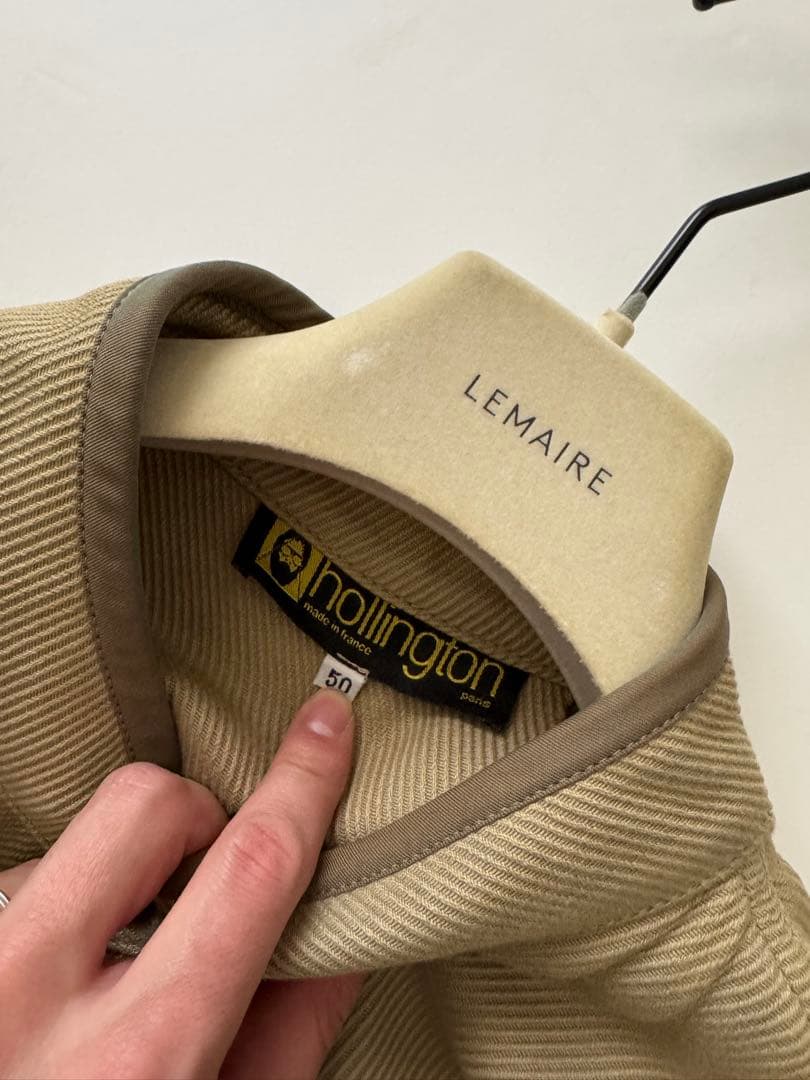 Hollington フランス製 コットンツイル スタンドカラージャケット