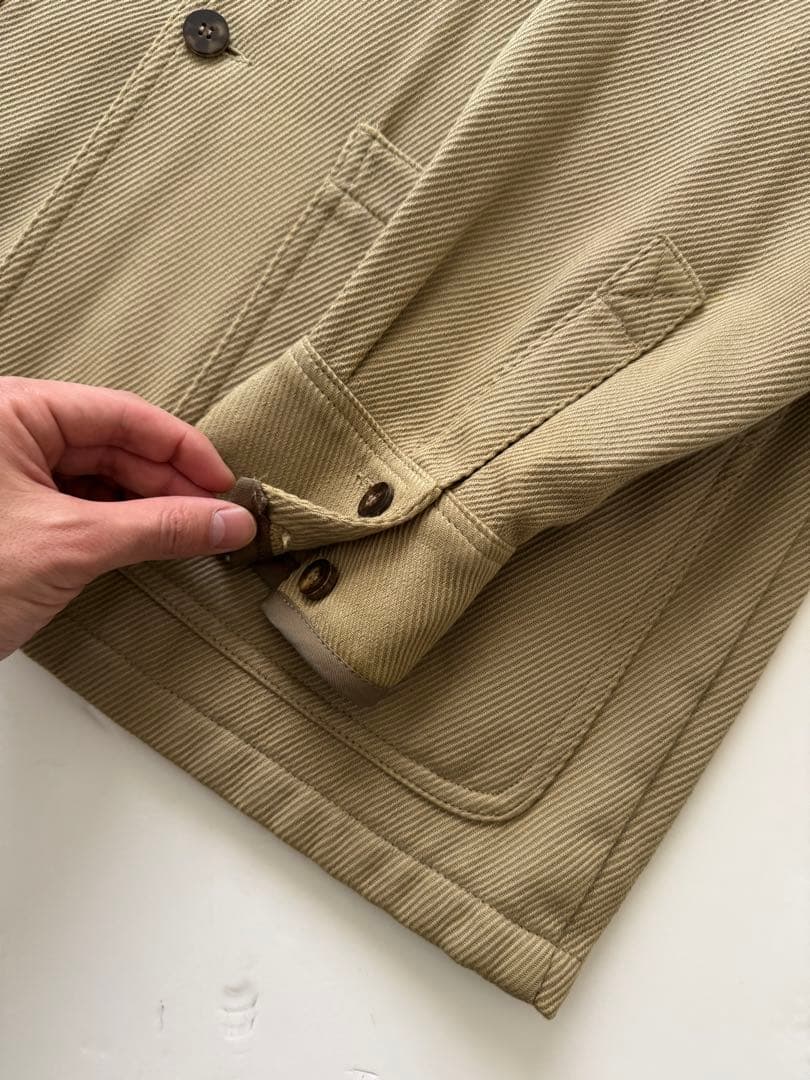 Hollington フランス製 コットンツイル スタンドカラージャケット