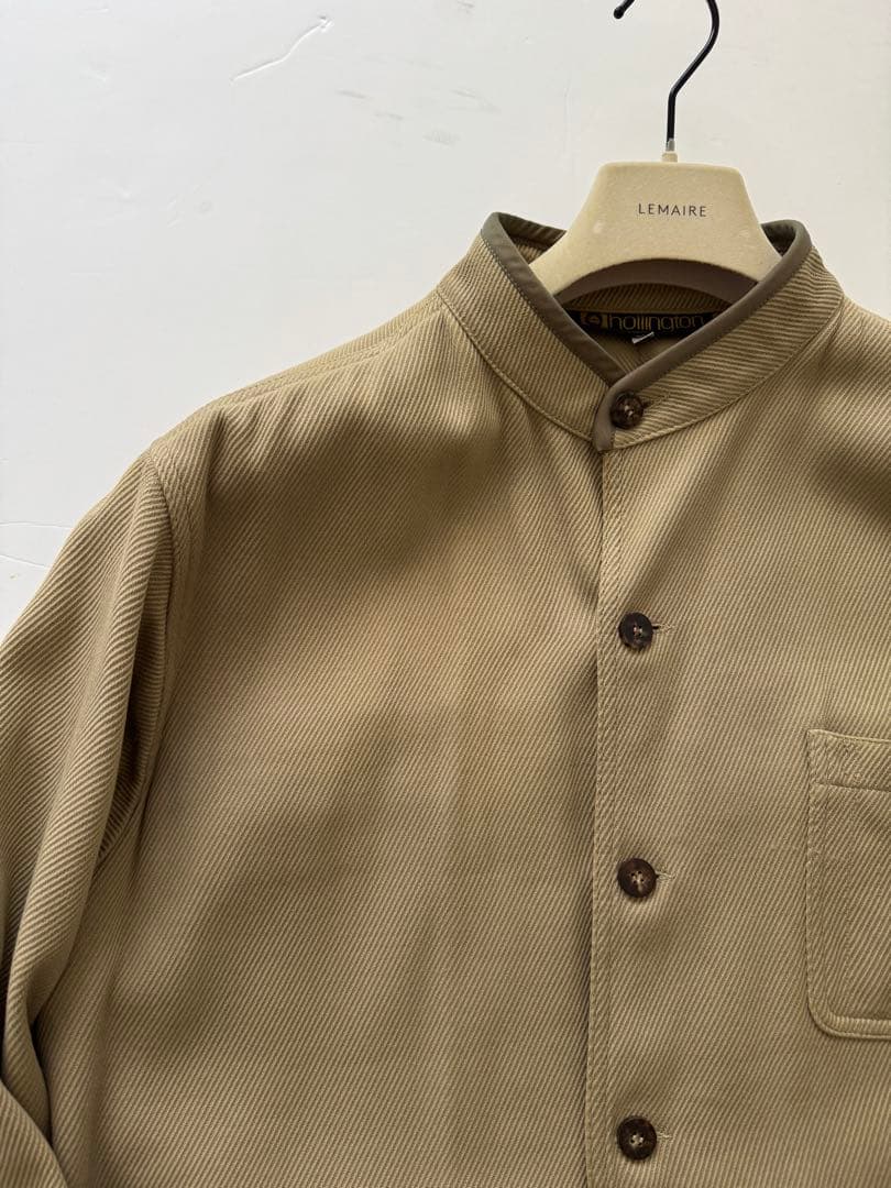 Hollington フランス製 コットンツイル スタンドカラージャケット