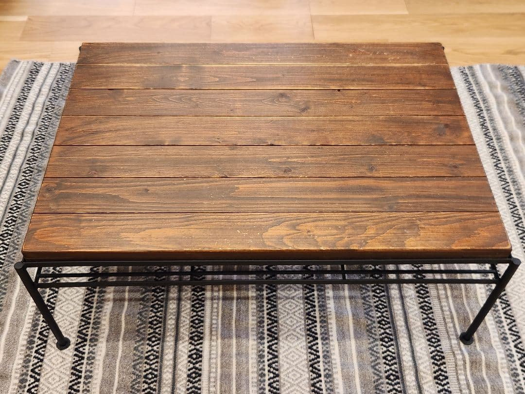 【格安提供】東馬　KeLT　ヴィンテージ　木製　ローテーブル　リビングテーブル