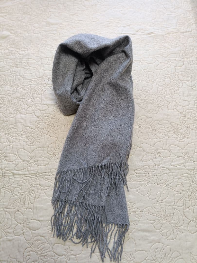 【美品】EDWARD BROWN エドワードブラウン ストール 100%カシミア