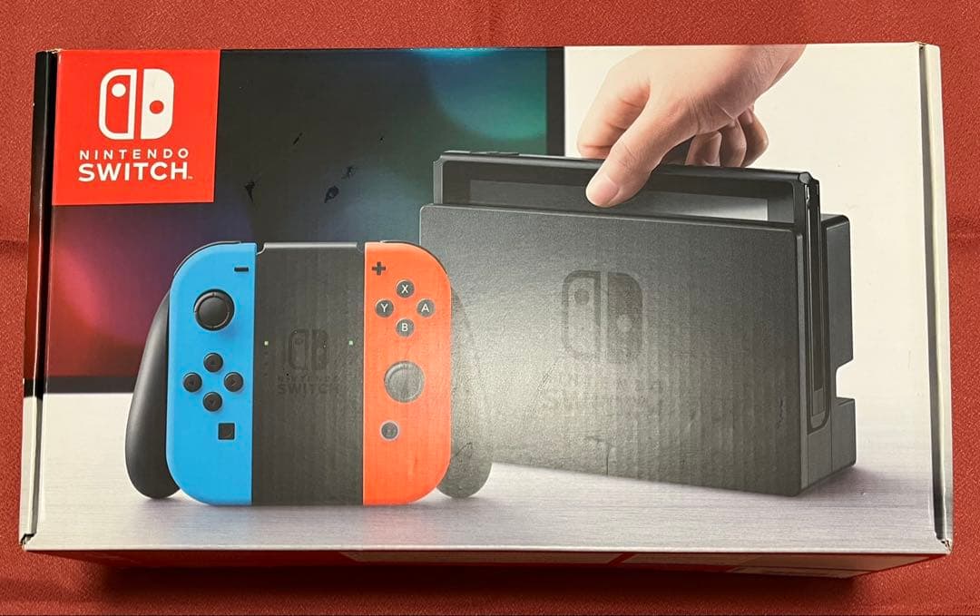 Nintendo Switch 本体 joycon赤/青 箱付き