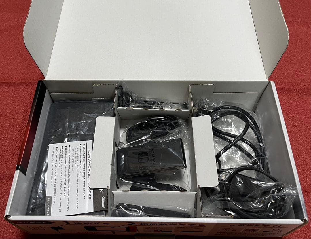 Nintendo Switch 本体 joycon赤/青 箱付き