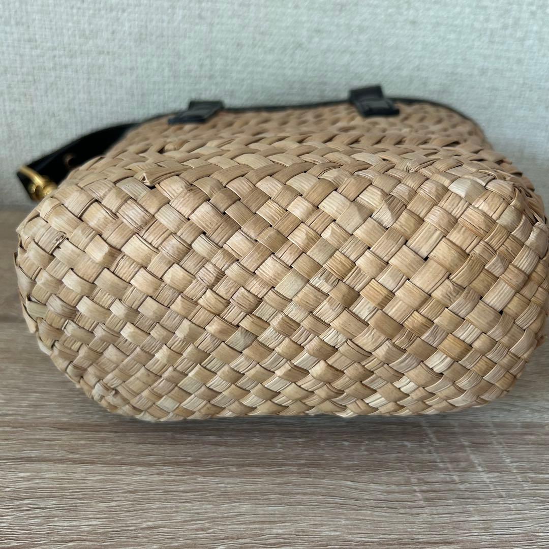 sacai 編み込みデザイン かごバッグ