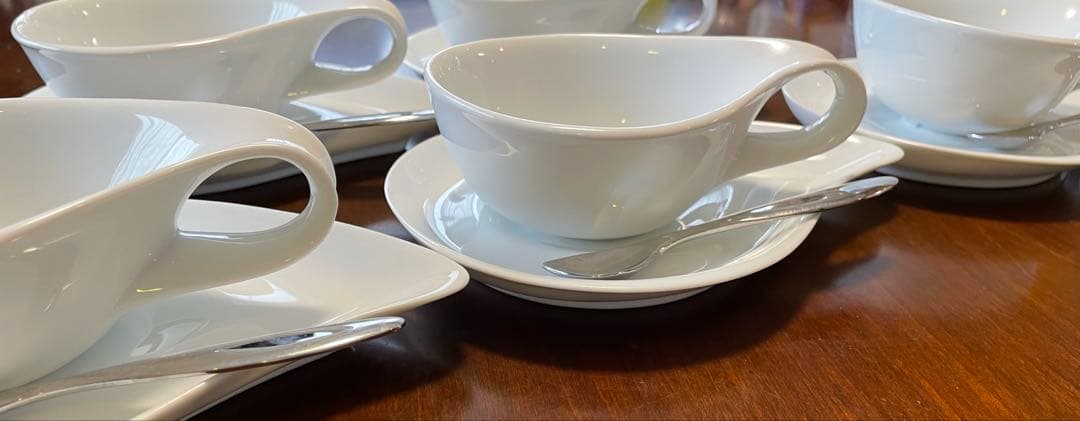 希少】ルイジ・コラーニ　デザイン　コーヒーカップ＆ソーサー　5客セット