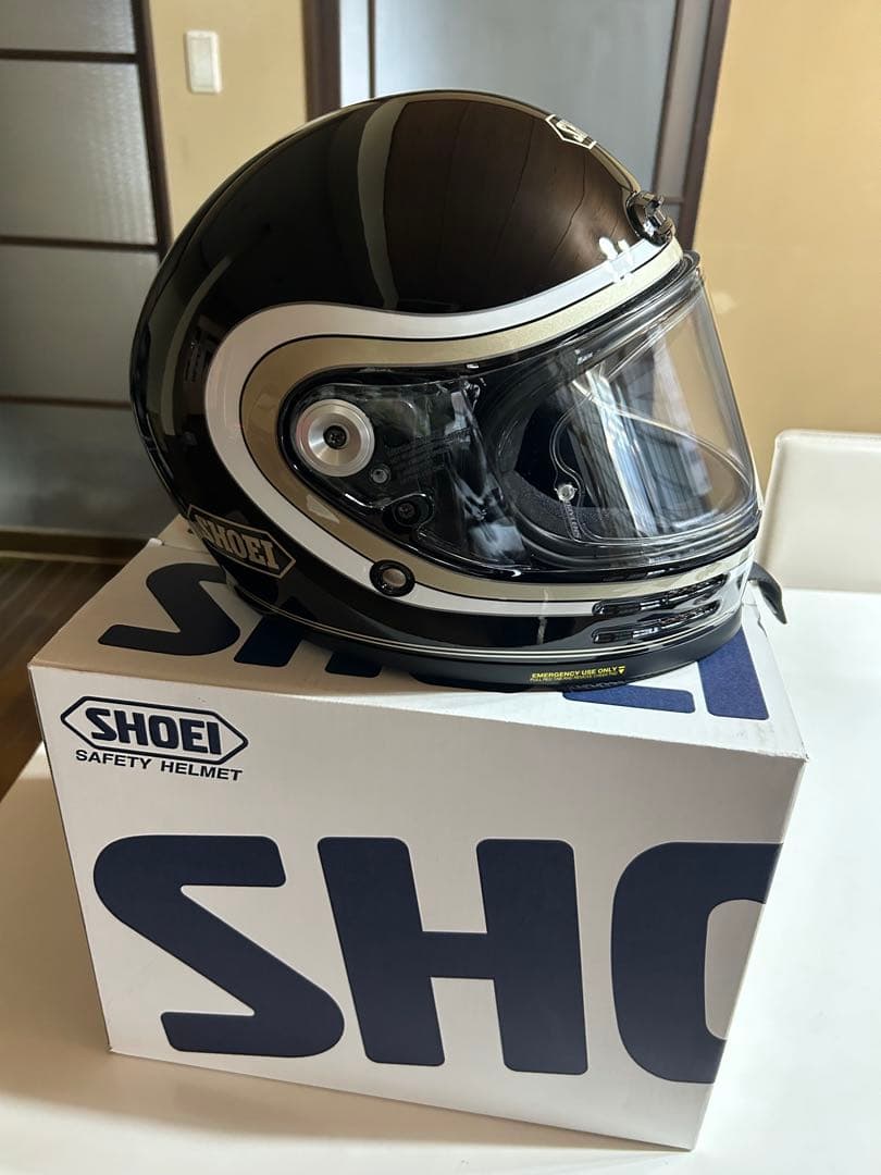 【美品】SHOEI Glamster BIVOUAC Lサイズ 調光シールド付き