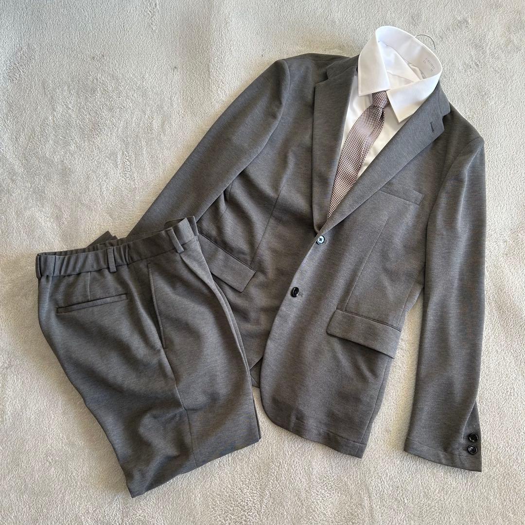 【極美品】BEAUTY&YOUTH グレー スーツ ジャケット パンツ セット