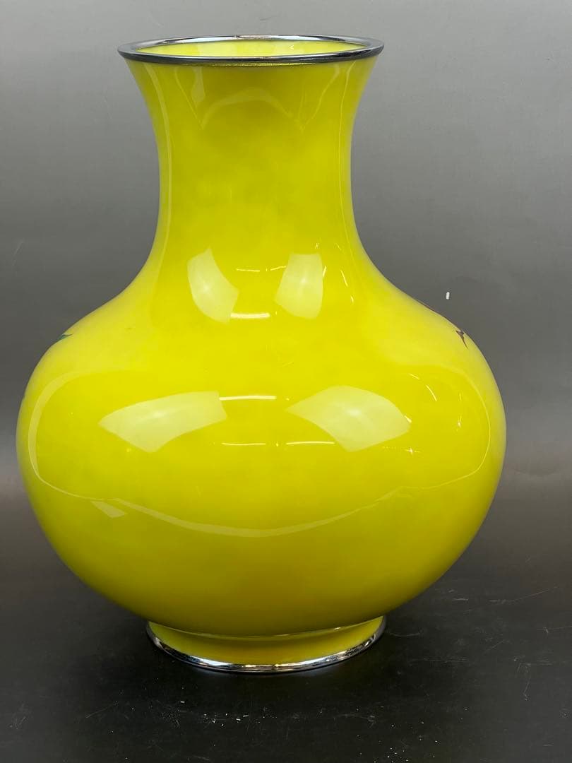 ［美品］七宝花瓶　31cm ￼送料込み