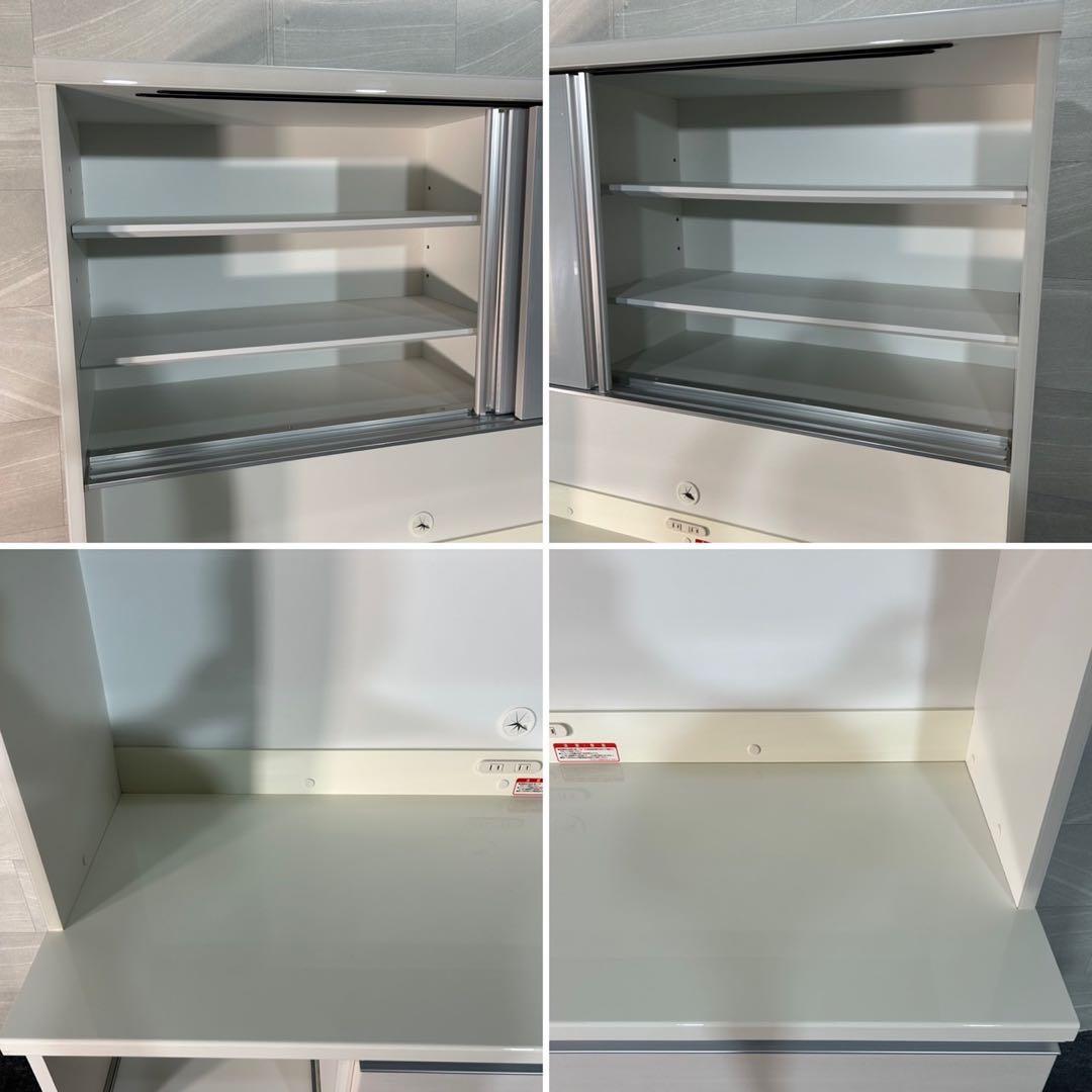 高橋木工 食器棚 チェルシー140 シンプル おしゃれ 格安 家具 d3726