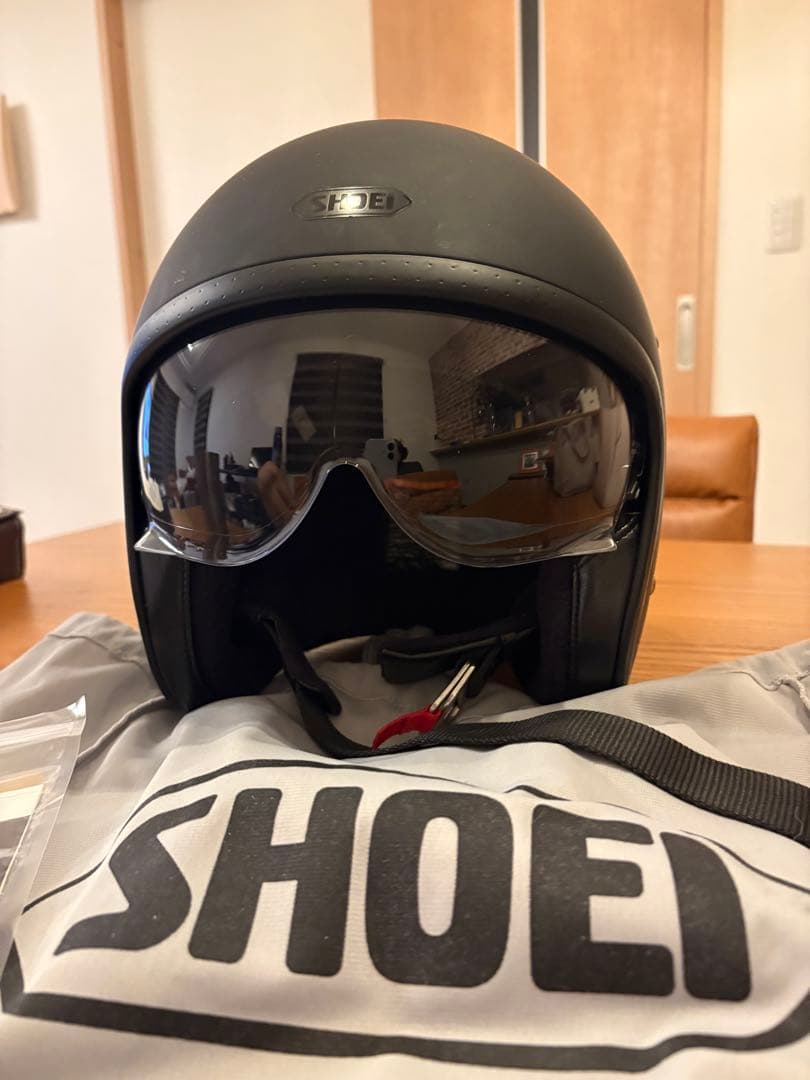 k*6様 SHOEI ジェットヘルメット Lサイズ マットブラックJO レシート