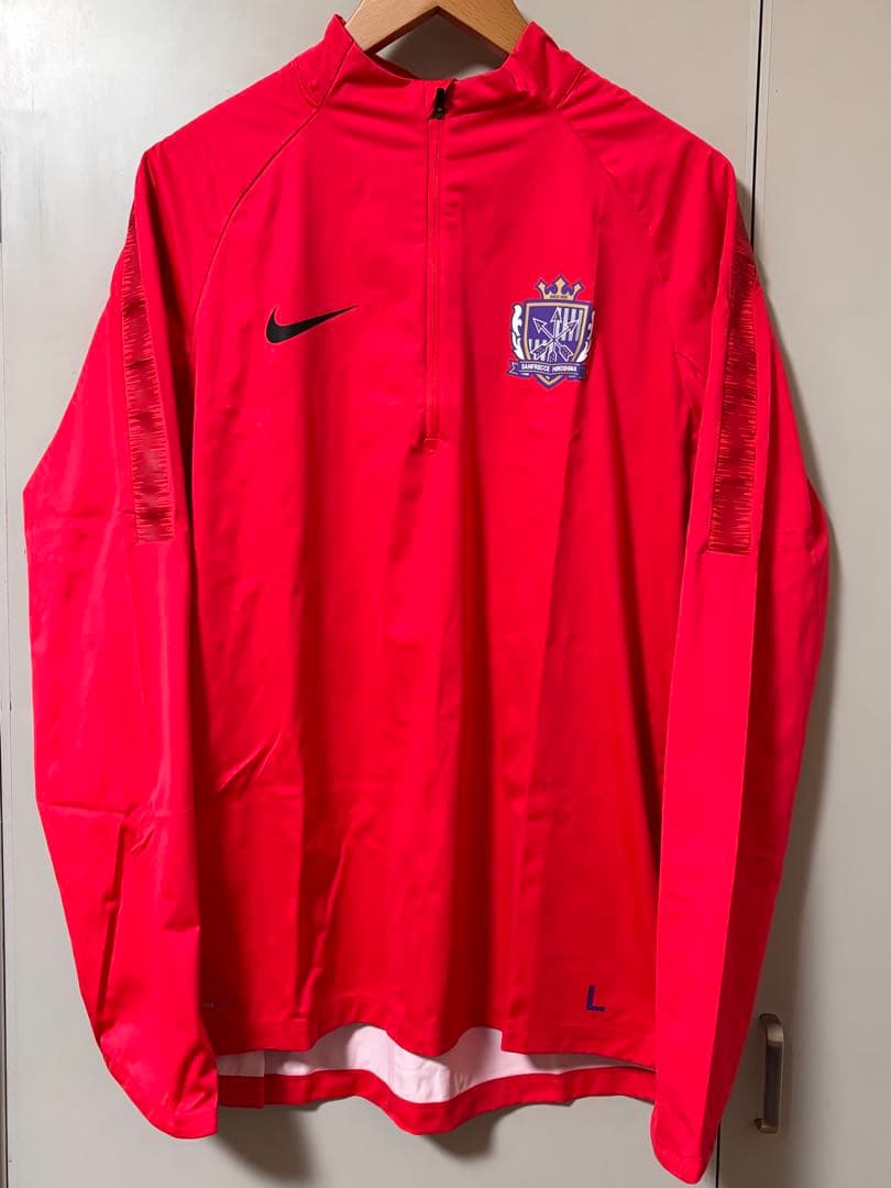 サンフレッチェ広島 支給品 ハーフジップピステ L ＆ジャージパンツXL