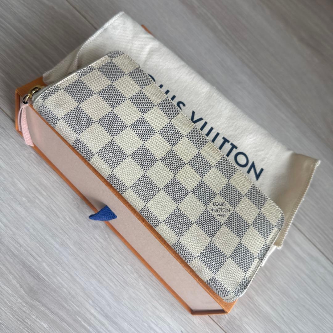 Louis Vuitton ダミエ・アズール 長財布　ジッピーウォレット