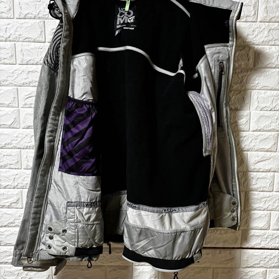 VOLCOM AWAKEN スノーボードジャケット メンズXL 10k防水グレー