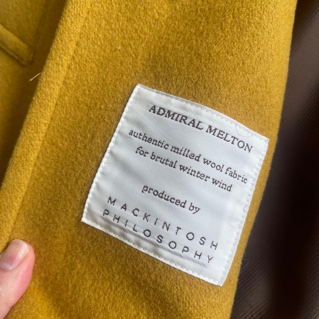 【着用1回】マッキントッシュ　ウールコート　40サイズ　秋の素材です