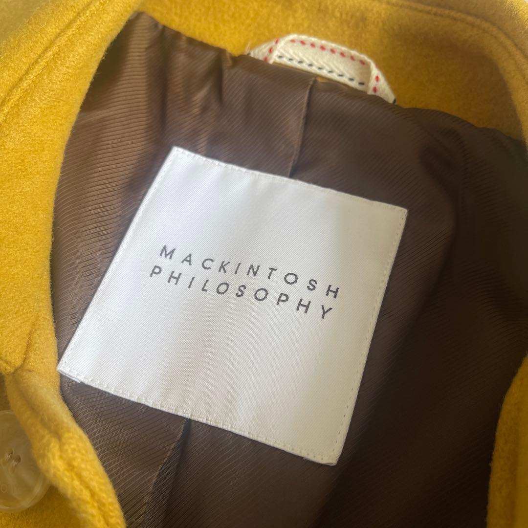 【着用1回】マッキントッシュ　ウールコート　40サイズ　秋の素材です