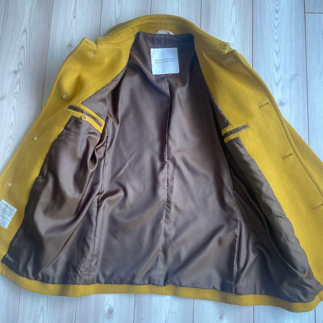 【着用1回】マッキントッシュ　ウールコート　40サイズ　秋の素材です