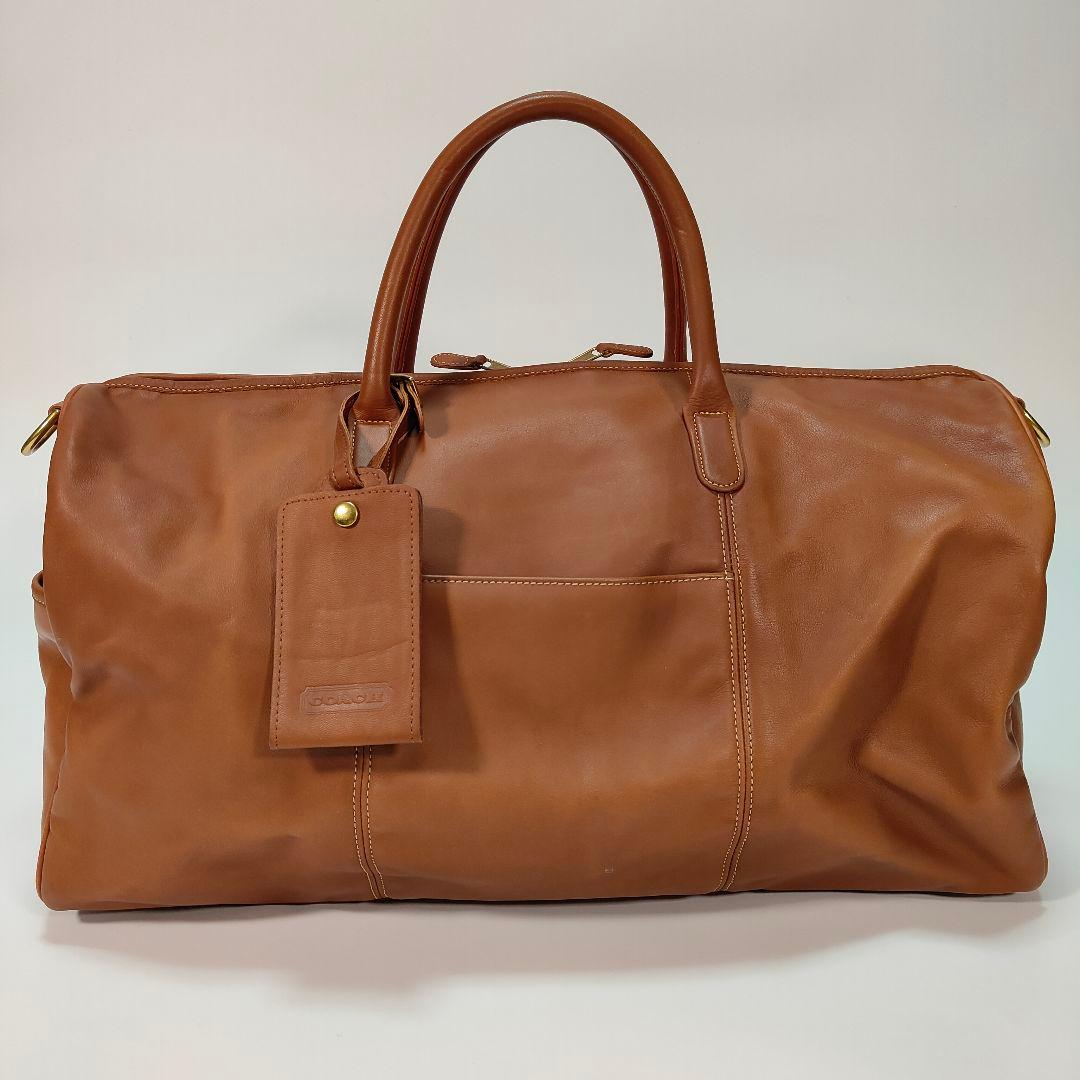 美品✨大容量✨COACH 2WAY ボストンバッグ 大容量 鍵付き 出張 旅行