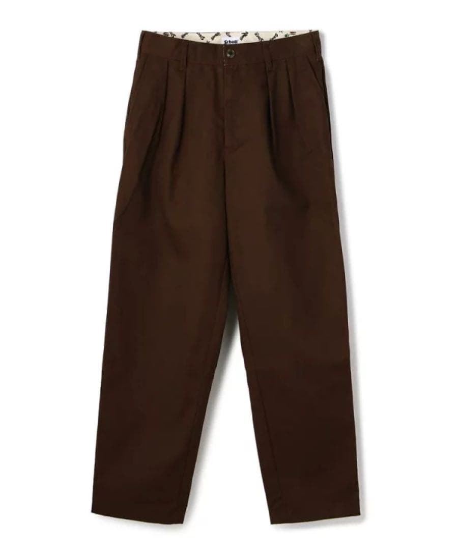 schott 2本セットTC DOUBLE PLEATED WIDE PANTS