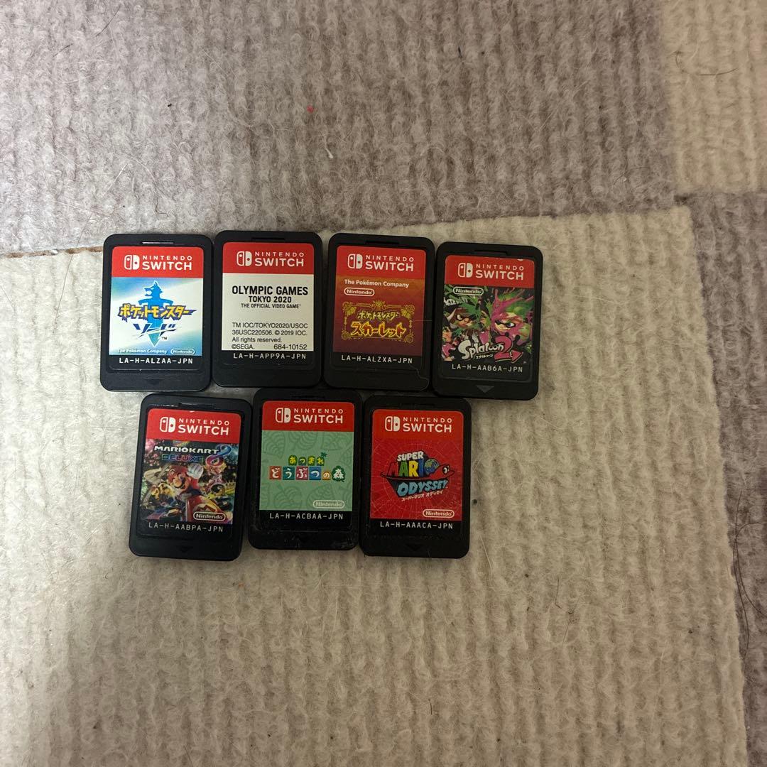 返品❌Switchカセット 7枚まとめ売り　カセットケース付き