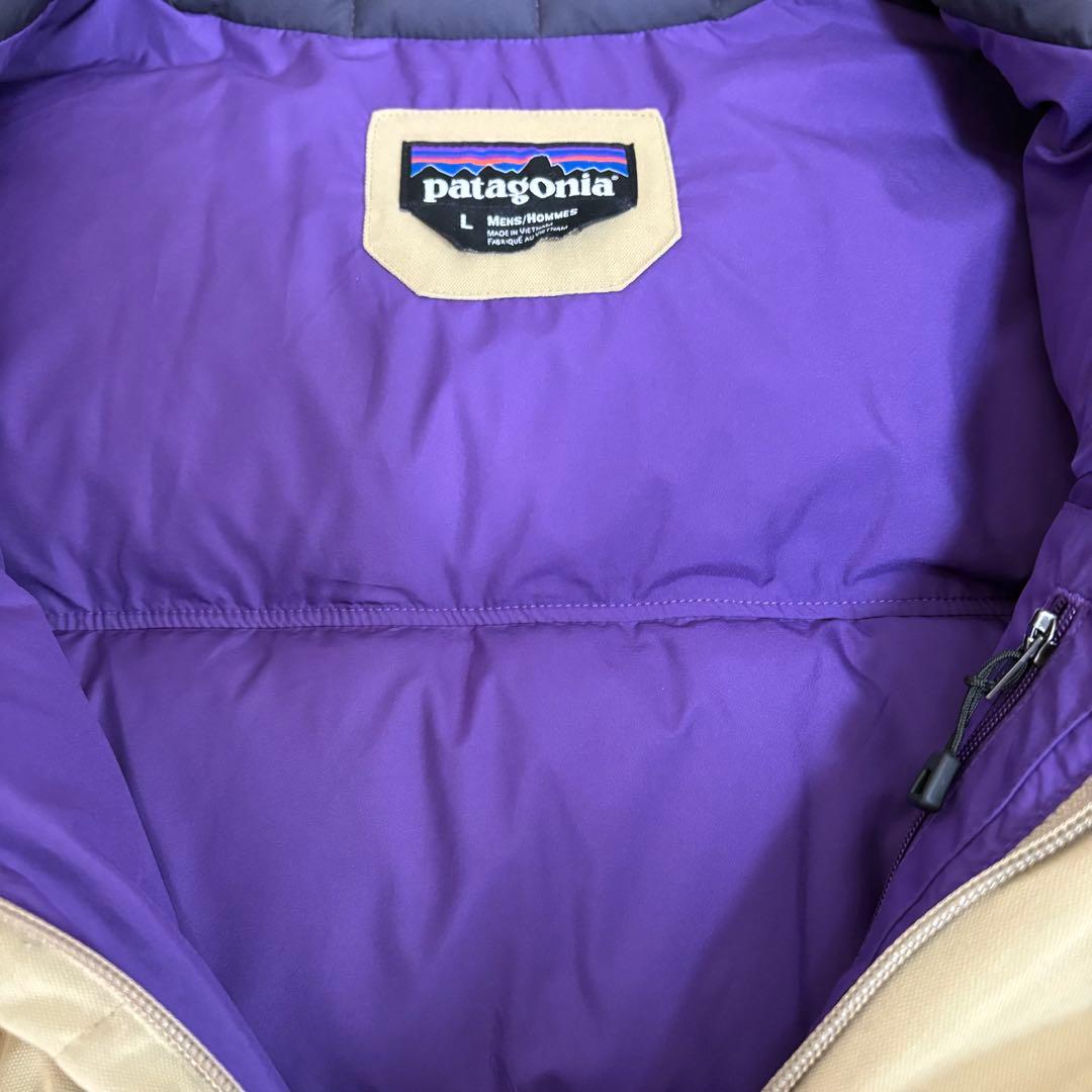 patagonia ダウンベスト ベージュ