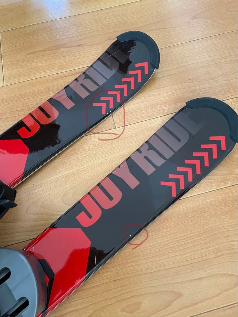 再値下JOYRIDEショートスキー +プレート+ビンディング+ブーツ+ケース5点
