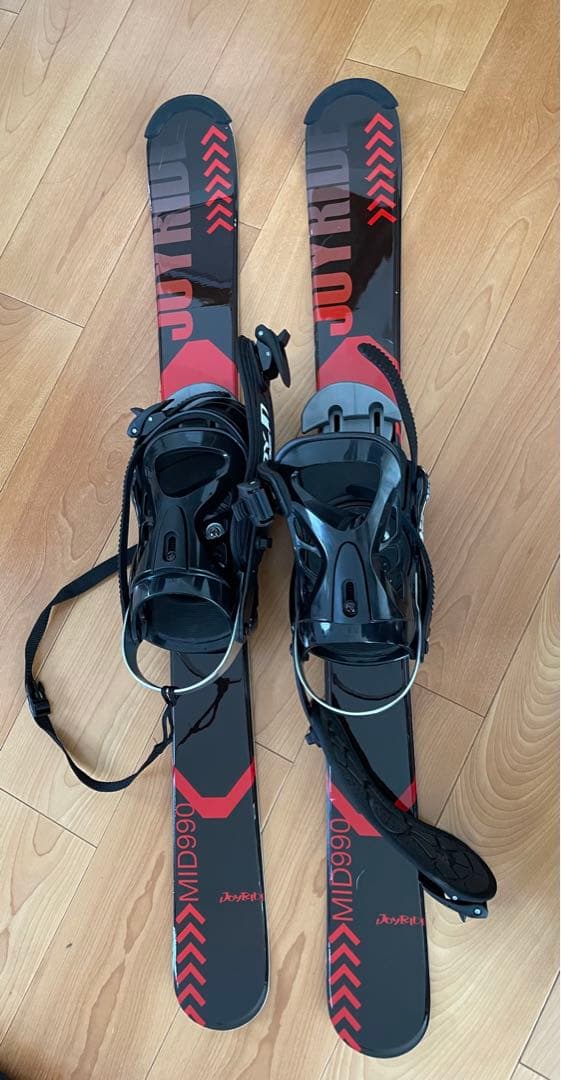 再値下JOYRIDEショートスキー +プレート+ビンディング+ブーツ+ケース5点