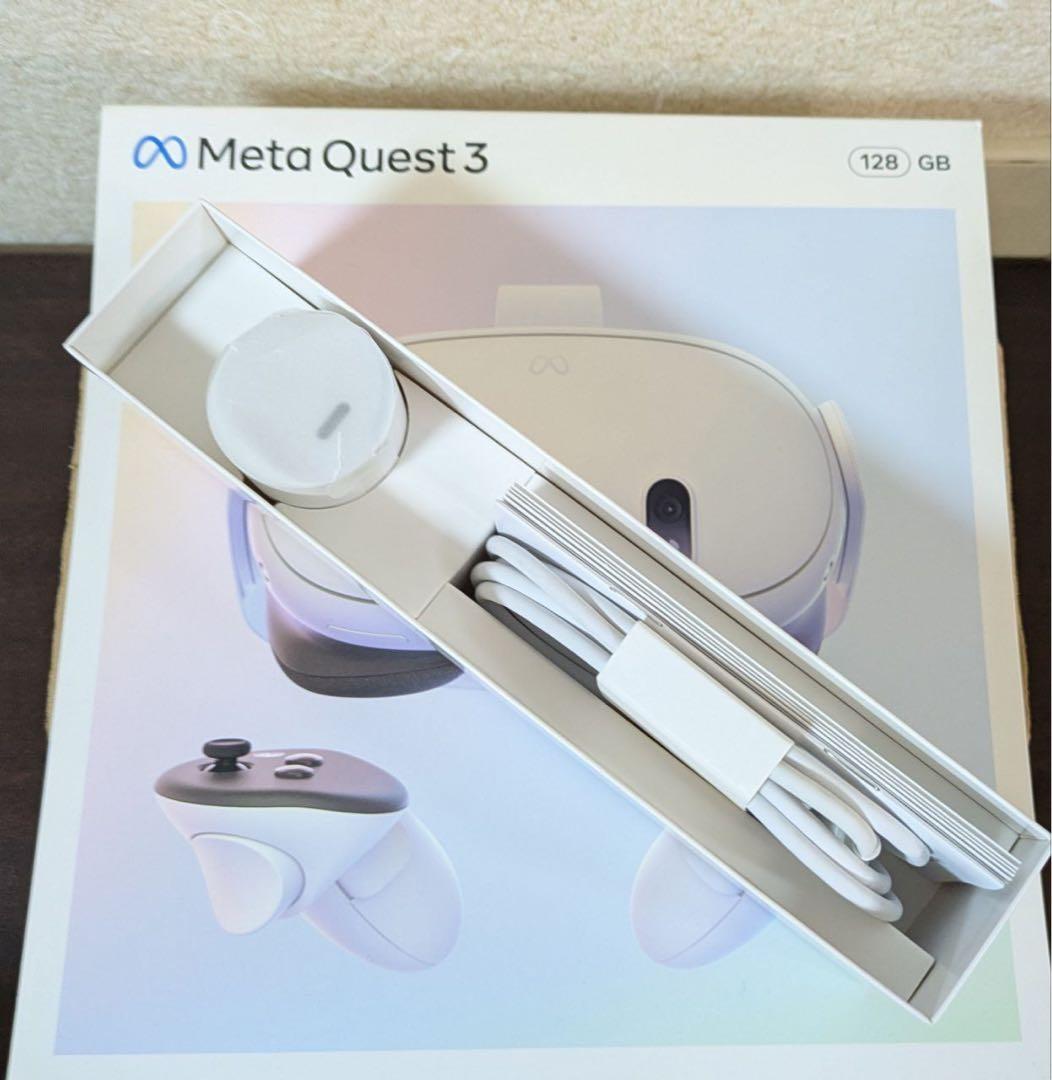  Quest 3 128GB VRヘッドセット　アクセサリー付き