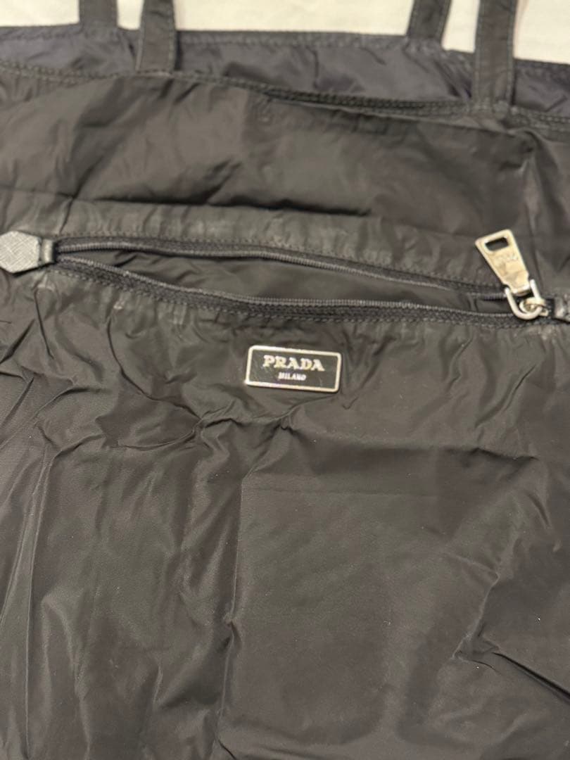 PRADA エコバッグ 黒・グレー・青　プラダ