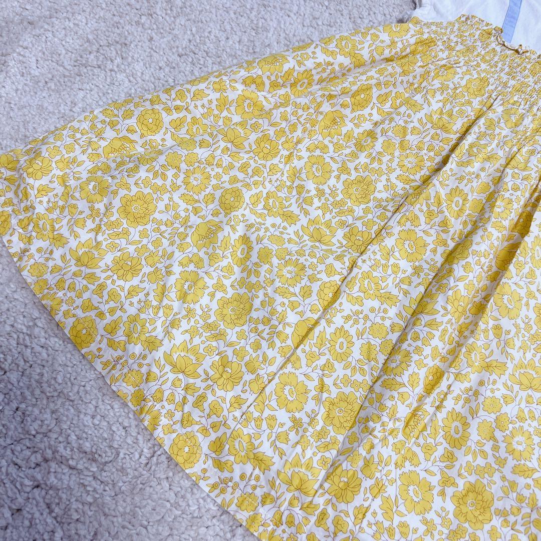 【美品】ファミリア リバティ ワンピース 110 2024ss