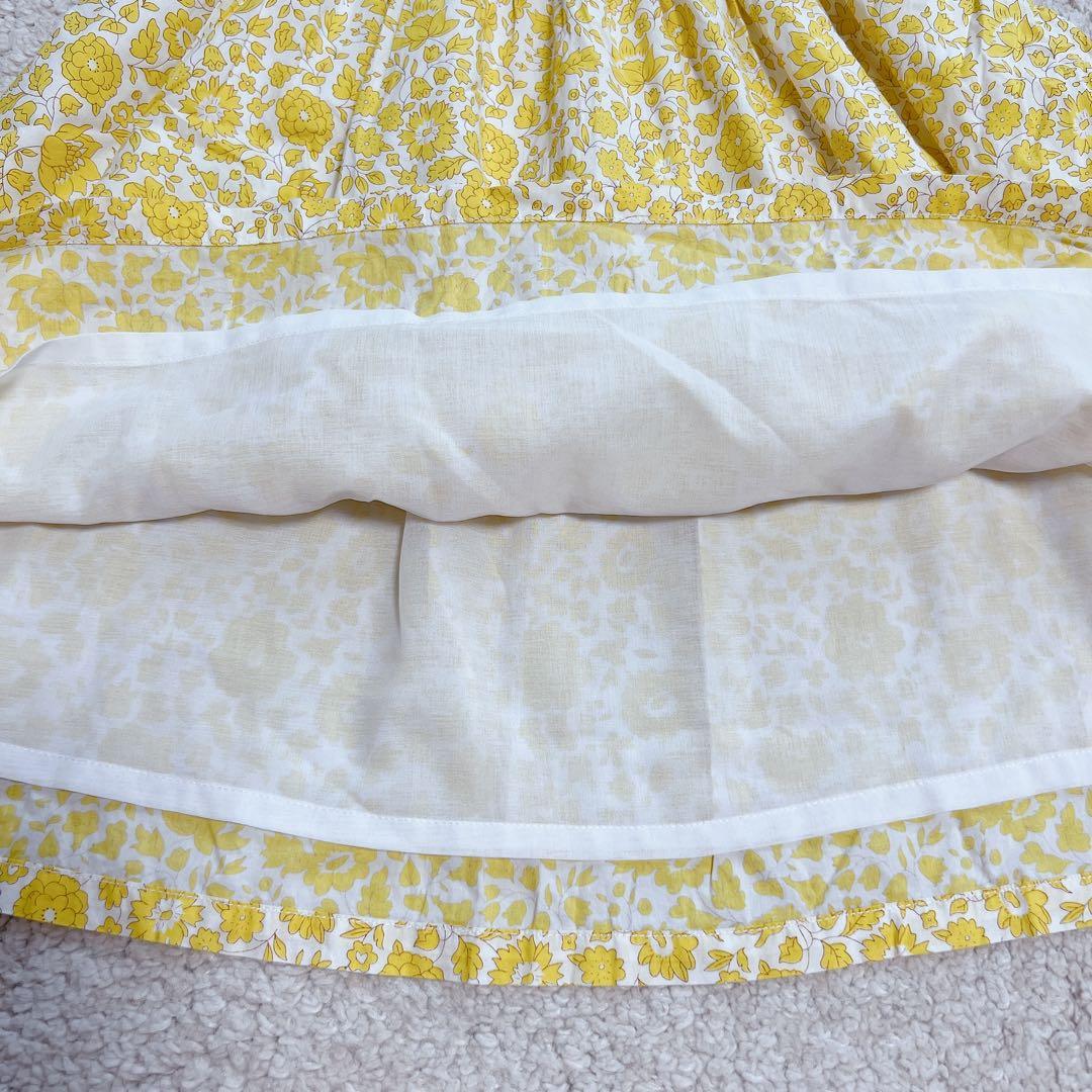 【美品】ファミリア リバティ ワンピース 110 2024ss