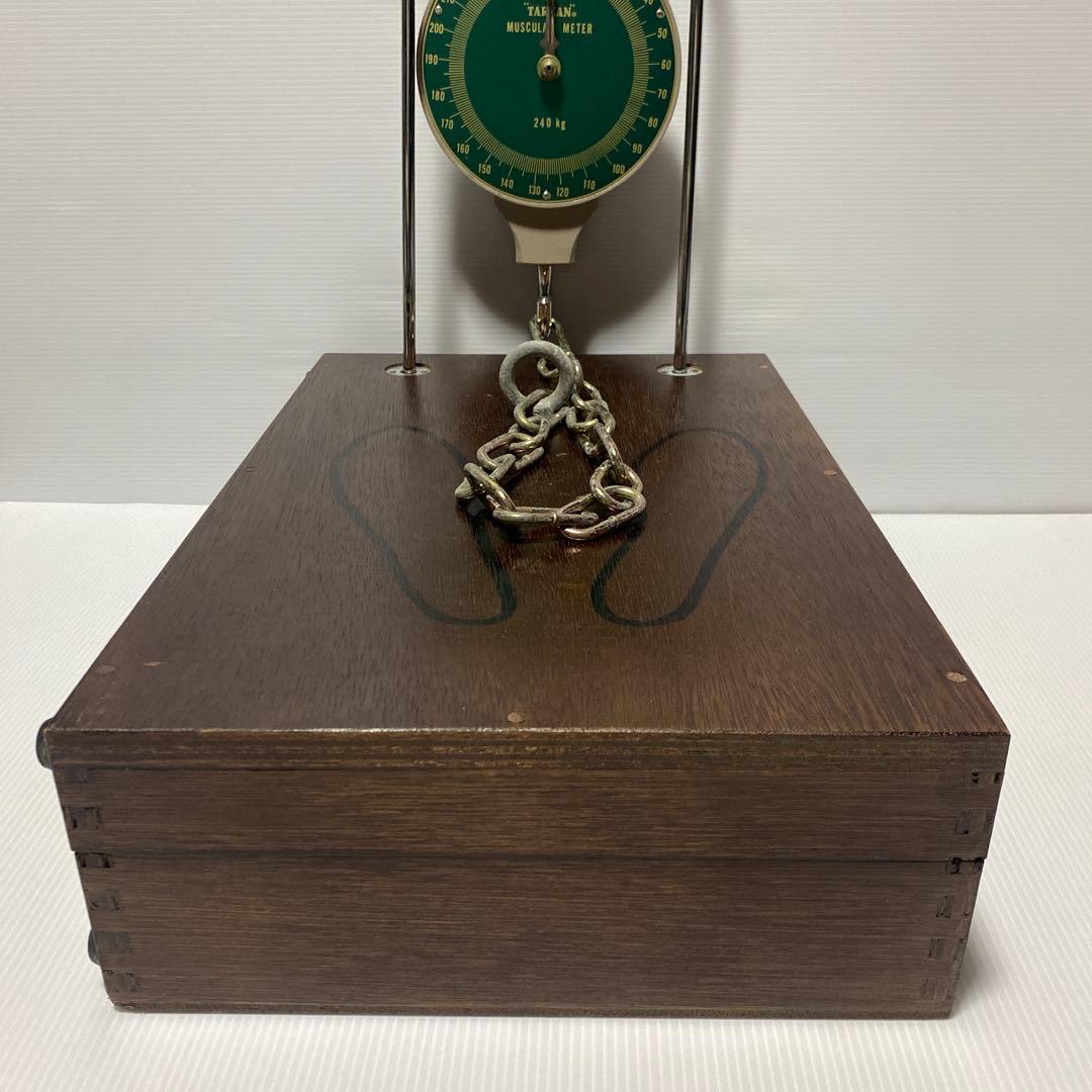 A 希少品 ツツミ 堤製作所 TARZAN ターザン 収納箱付き 背筋力計