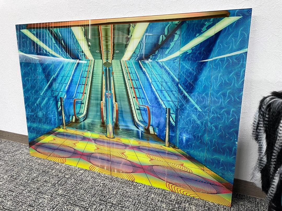 KARE　Picture Glass Escalator Show アート