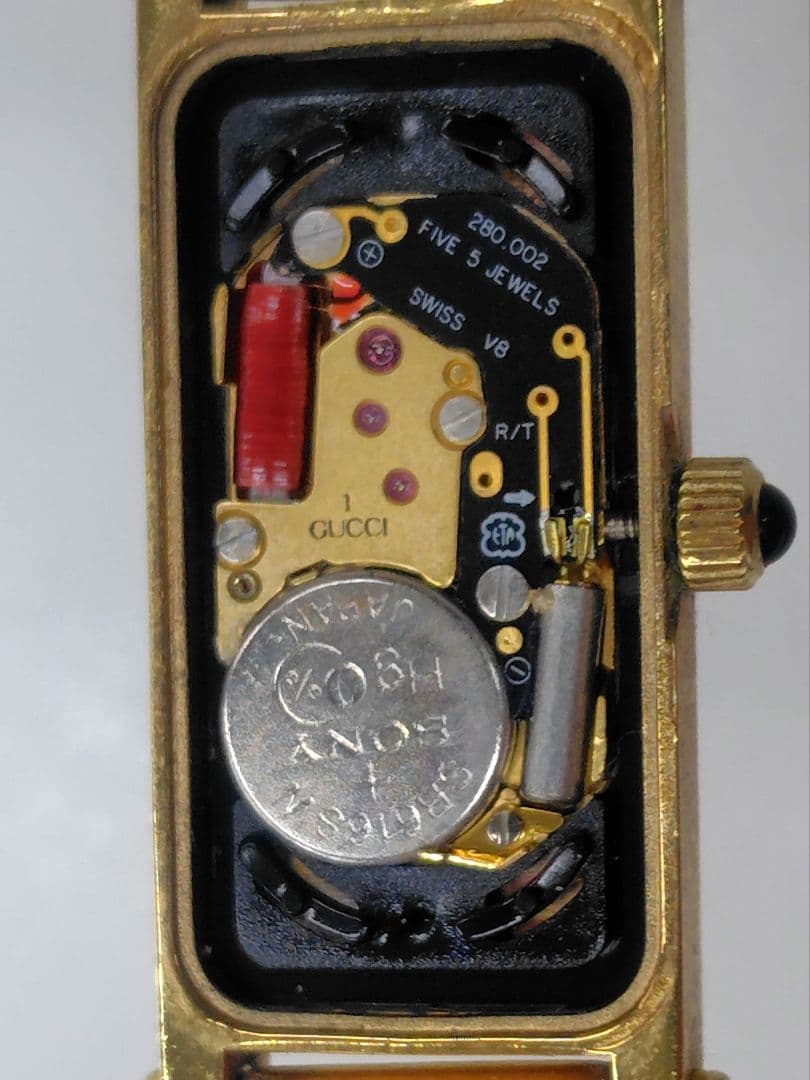 GUCCI 1500L ゴールド シェル 電池交換済 動作中