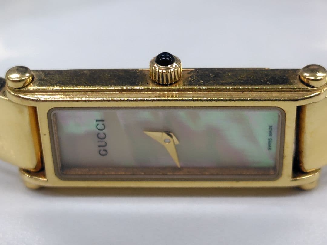GUCCI 1500L ゴールド シェル 電池交換済 動作中