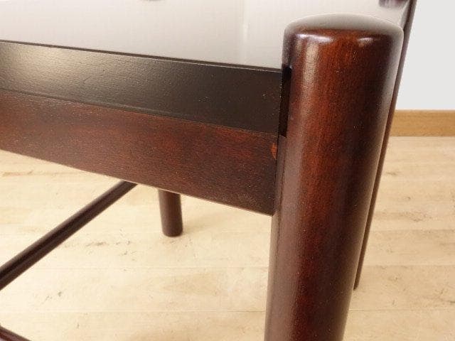 北海道民芸家具　ミニテーブル　花台　再塗装済　USED