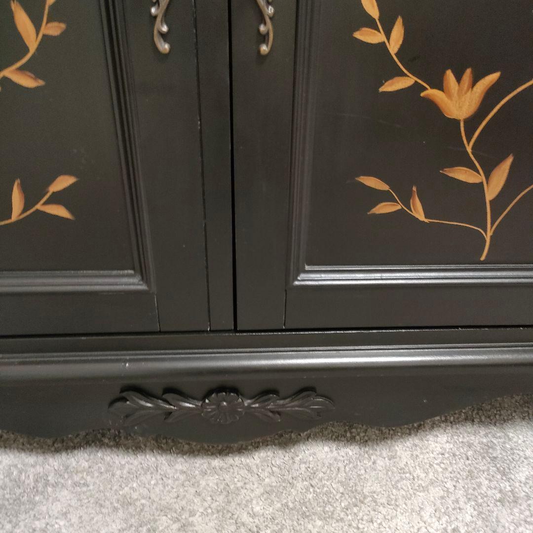 POWELL フレンチスタイル ヴィンテージ ハンドペイントキャビネット