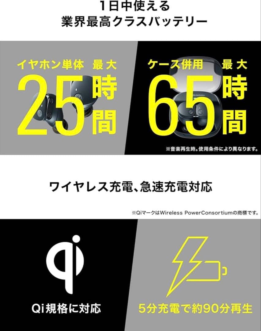 オーディオテクニカ ATH-CKS50TW2 グリーン　美品