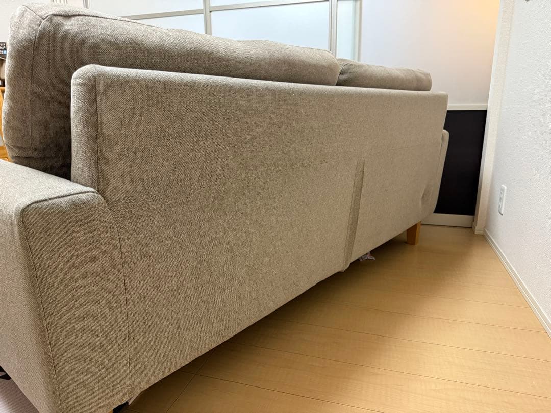 モモナチュラル ファブリック 2,5人掛けソファ