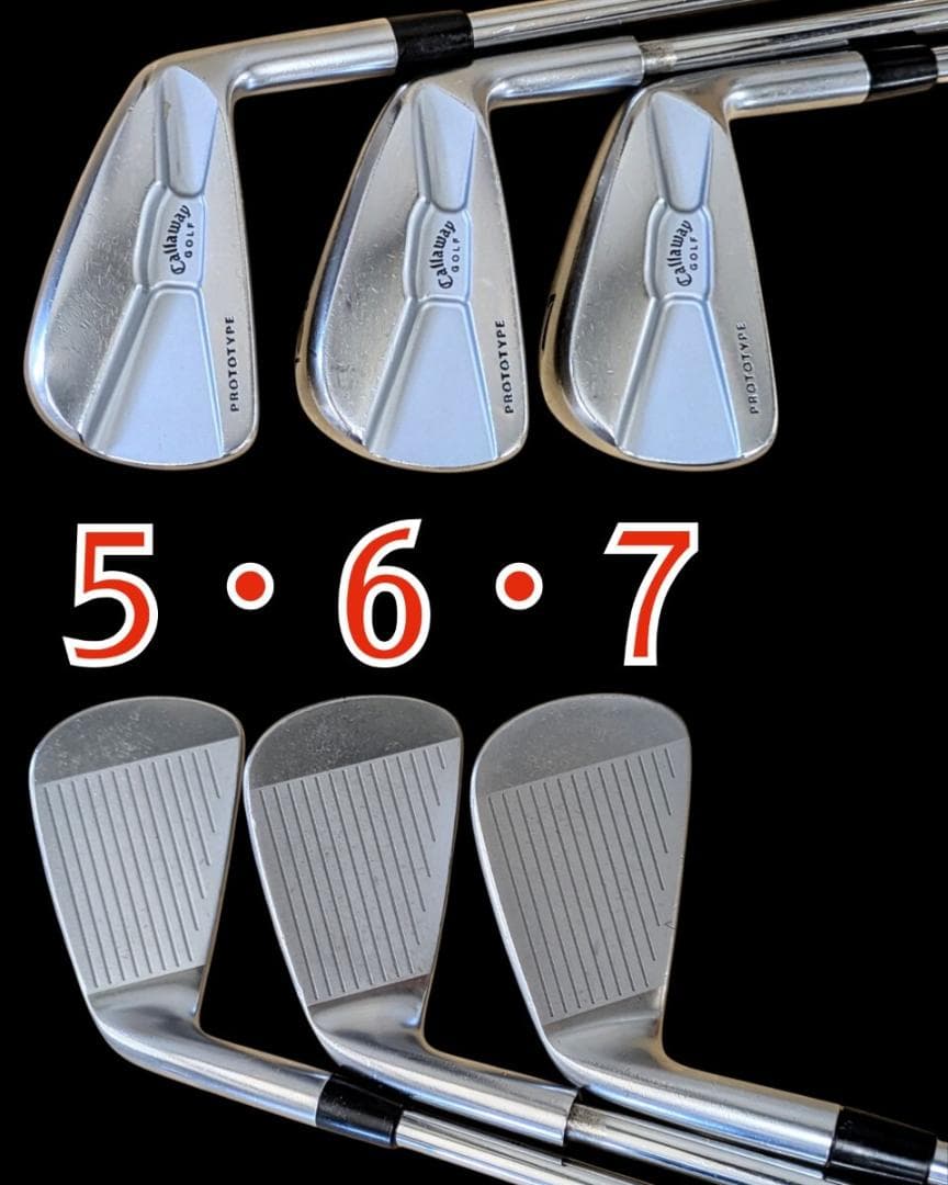 【限定生産】callaway PROTOTYPE アイアン 5番～9番 P 6本