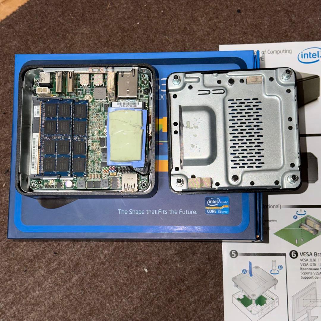 Intel DC53427HYE メモリ16GB+SSD512GB+Wi-Fi