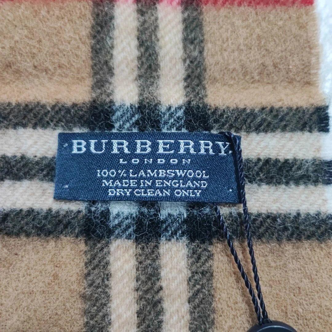 新品　現地購入品　BURBERRY　バーバリー　ロンドン　マフラー　ラムズウール