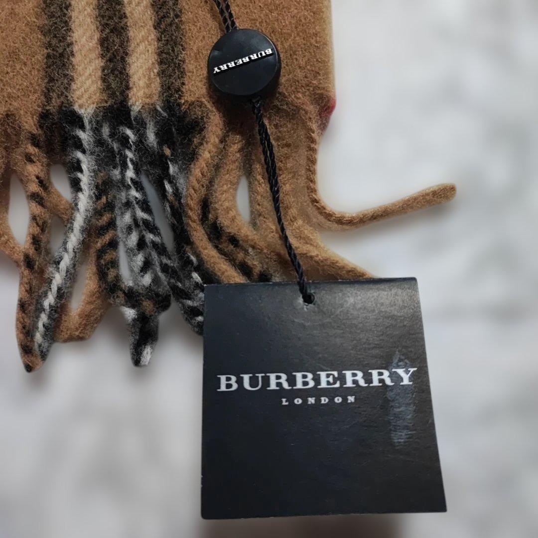 新品　現地購入品　BURBERRY　バーバリー　ロンドン　マフラー　ラムズウール