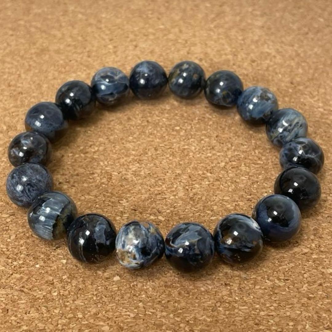 【babi】天の守護石 高品質 ブルーピーターサイト ブレスレット 11㎜