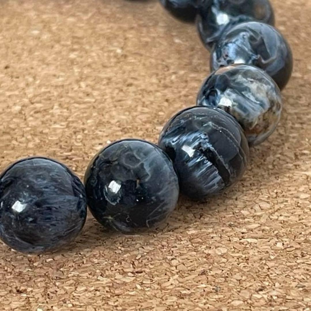 【babi】天の守護石 高品質 ブルーピーターサイト ブレスレット 11㎜