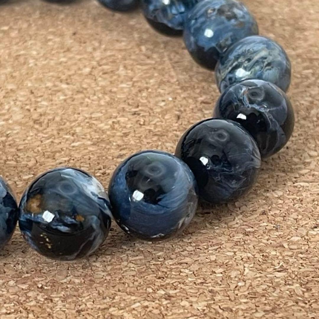 【babi】天の守護石 高品質 ブルーピーターサイト ブレスレット 11㎜