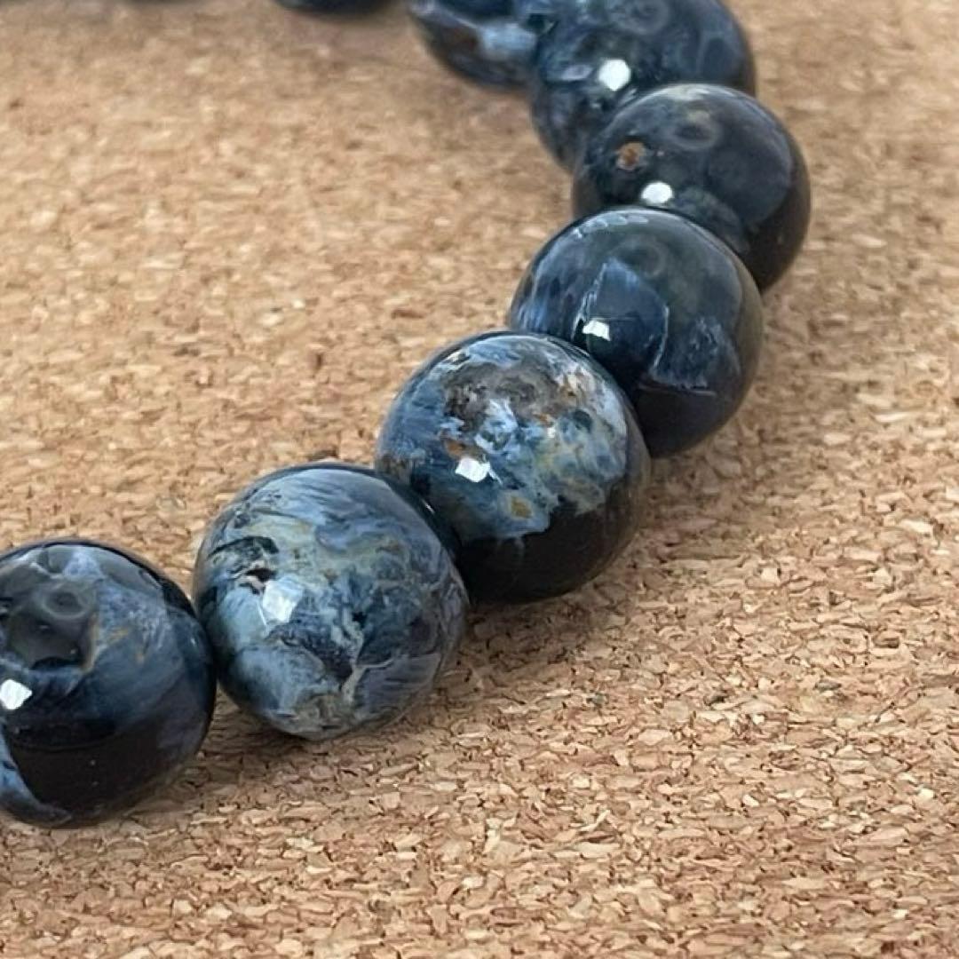 【babi】天の守護石 高品質 ブルーピーターサイト ブレスレット 11㎜