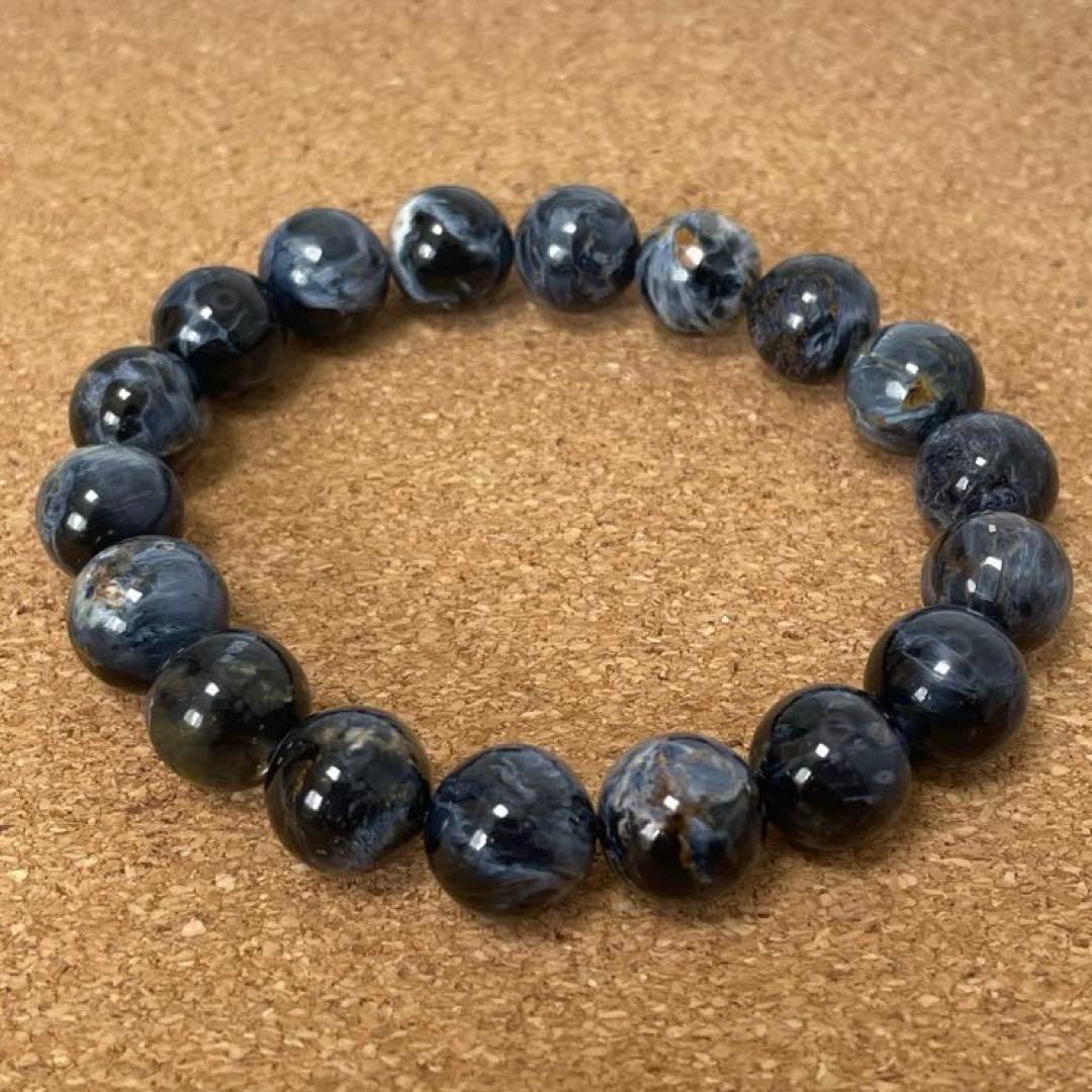 【babi】天の守護石 高品質 ブルーピーターサイト ブレスレット 11㎜