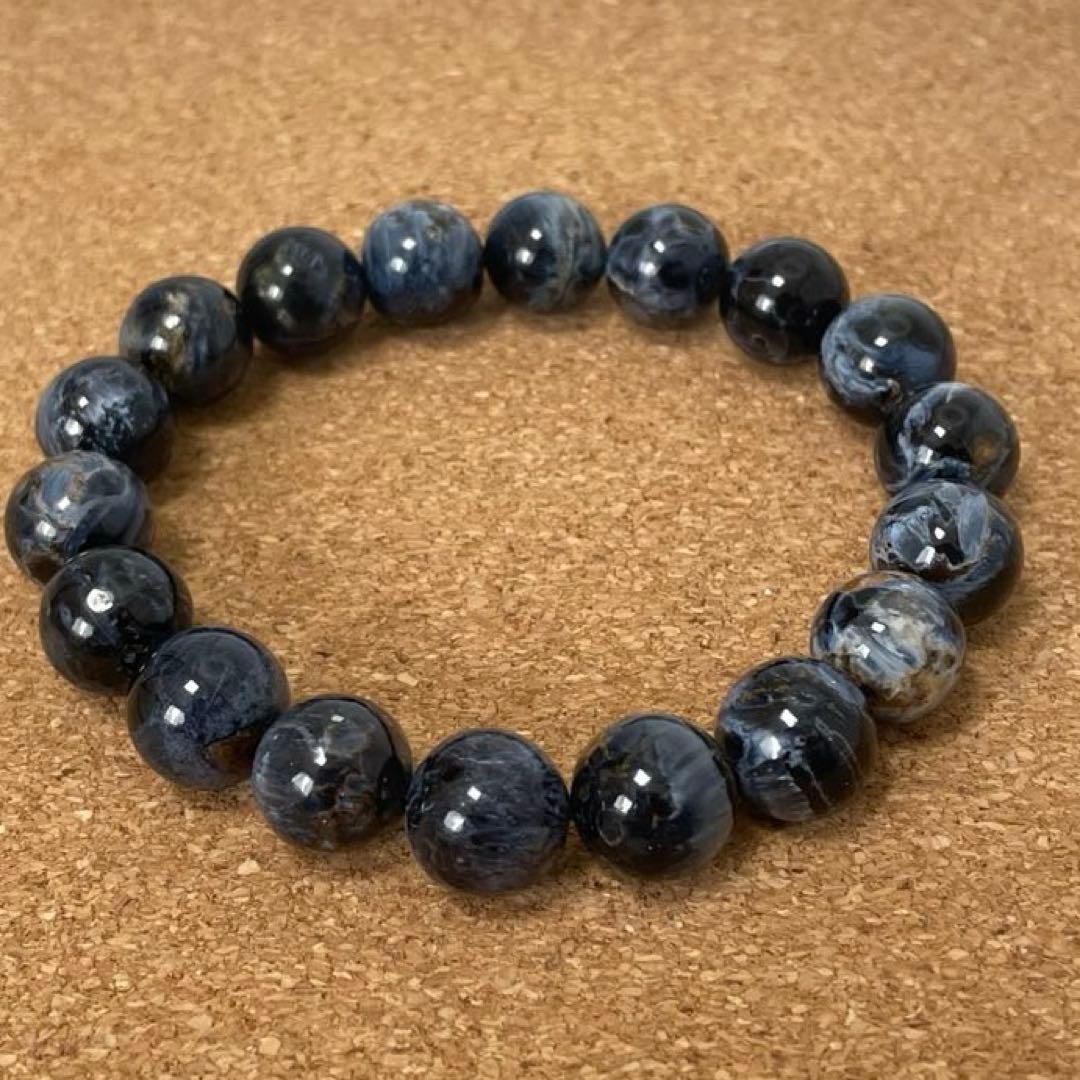 【babi】天の守護石 高品質 ブルーピーターサイト ブレスレット 11㎜