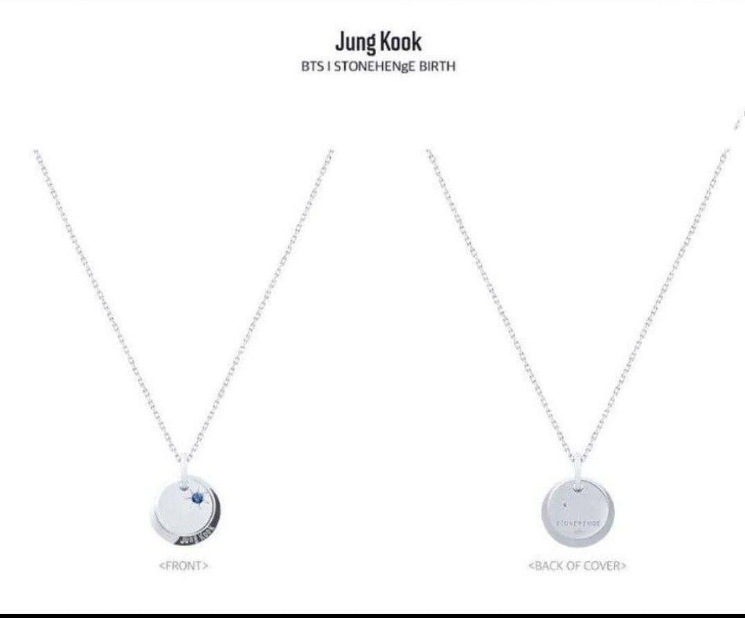 防弾少年団 BTS x STONE HENGE JUNGKOOKネックレス